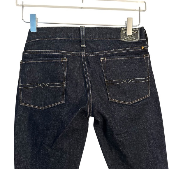 Lucky Brand | Women's Black Dark Wash Mid Rise Zoe Skinny Jeans Size 26 - Picture 6 of 10